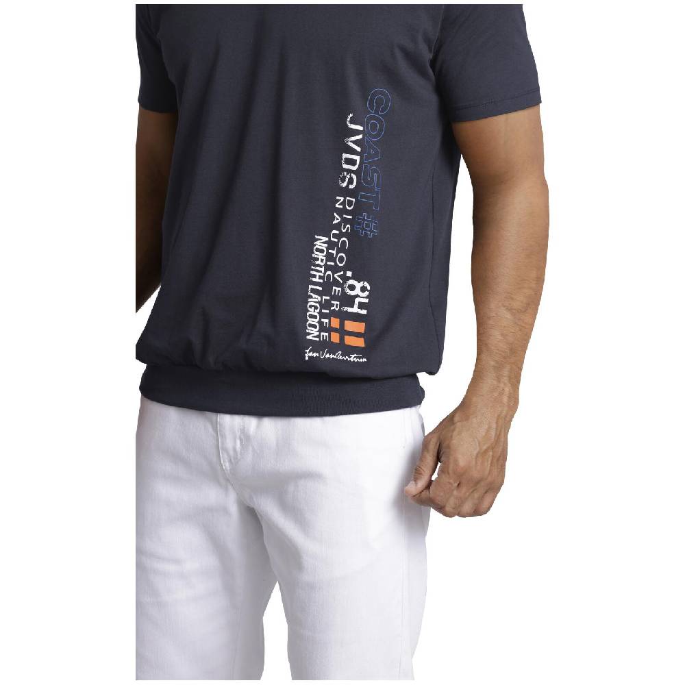 Jan Vanderstorm T-Shirt GILBRECHT dunkelblau Tägliche Deals