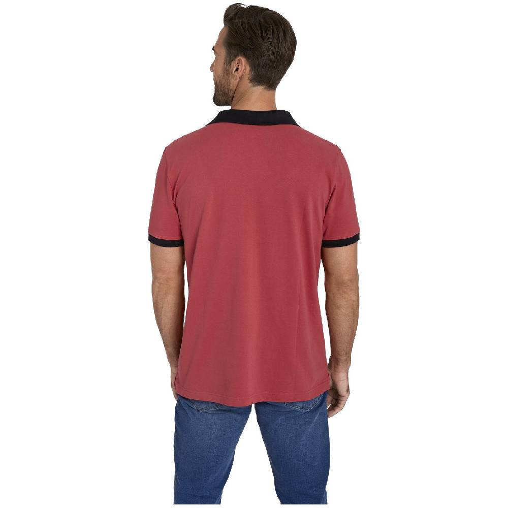 Jan Vanderstorm Doppelpack Poloshirt ELJAR beige hellrot Sonderangebote
