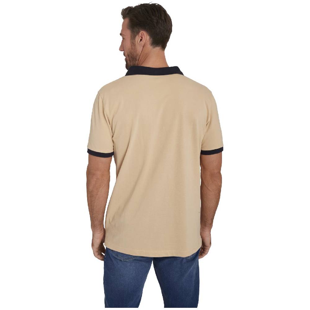 Jan Vanderstorm Doppelpack Poloshirt ELJAR beige hellrot Sonderangebote