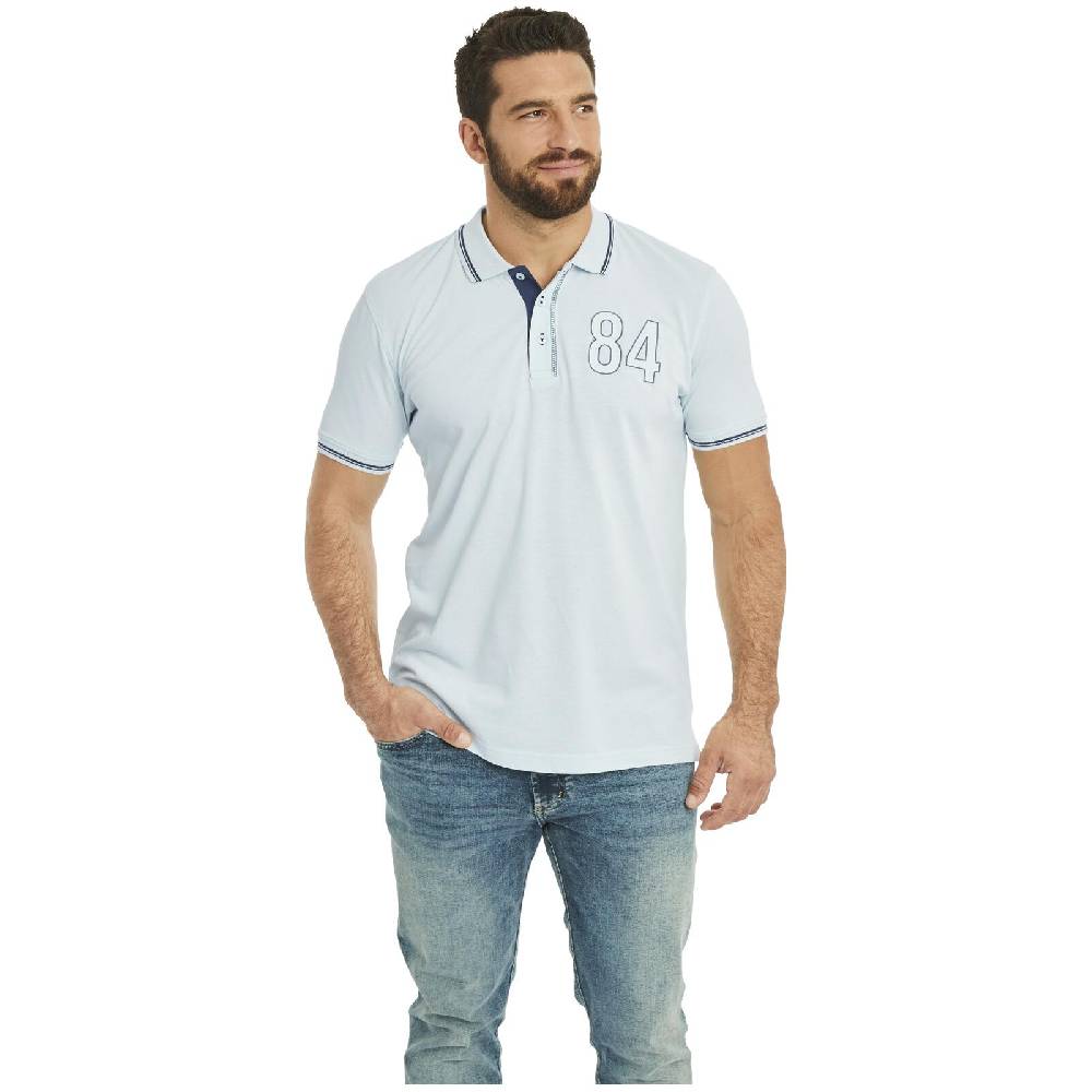 Jan Vanderstorm Doppelpack Poloshirt BERAU hellblau dunkelblau Riesige Ersparnisse