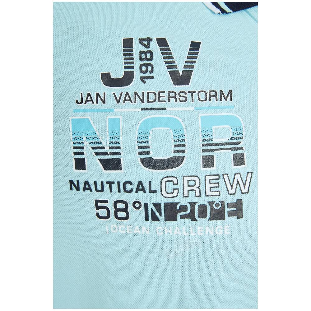 Jan Vanderstorm Poloshirt JERKER türkis VIP-Rabatte