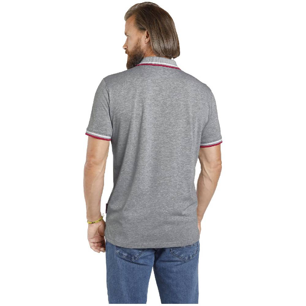 Jan Vanderstorm Doppelpack Poloshirt JOHAN weiß grau Neueste Stile