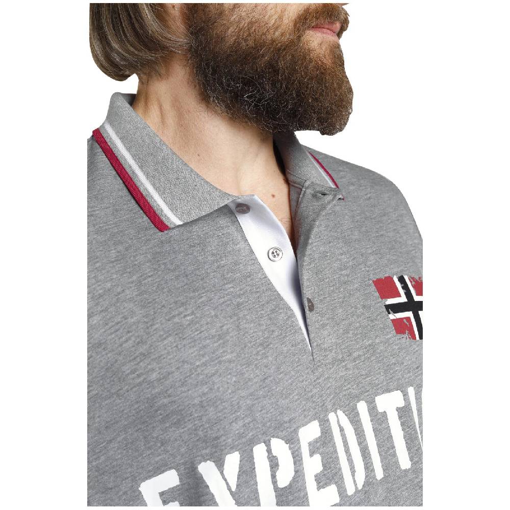 Jan Vanderstorm Doppelpack Poloshirt JOHAN weiß grau Neueste Stile