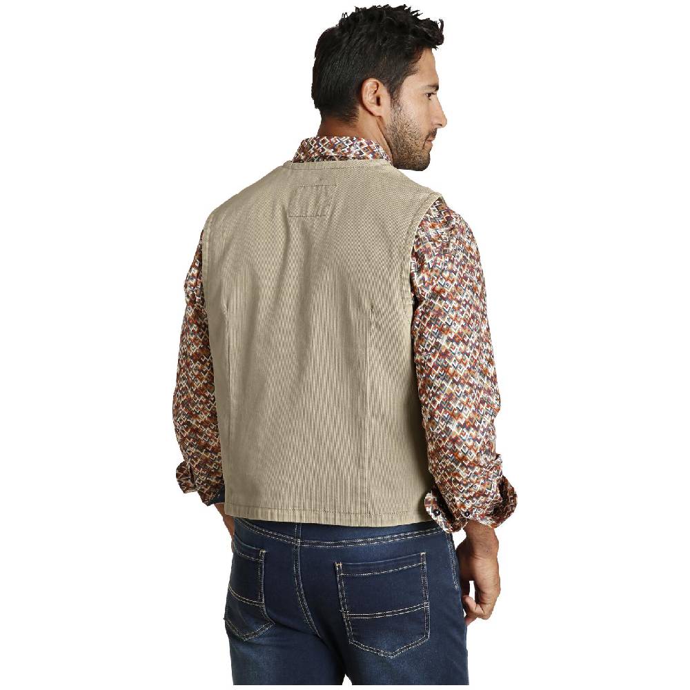 Jan Vanderstorm Weste TORELL beige Letzter Tag