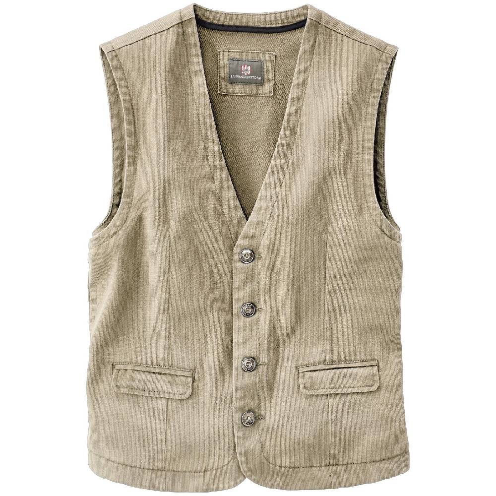Jan Vanderstorm Weste TORELL beige Letzter Tag