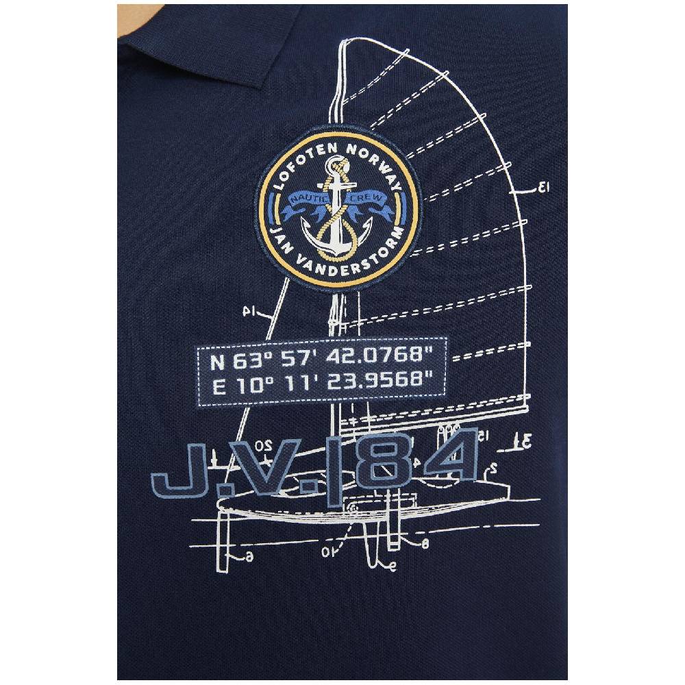Jan Vanderstorm Poloshirt NICCO dunkelblau Bis zu 50% Rabatt