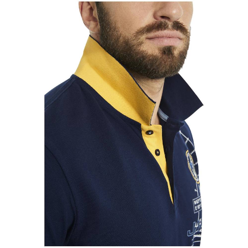 Jan Vanderstorm Poloshirt NICCO dunkelblau Bis zu 50% Rabatt