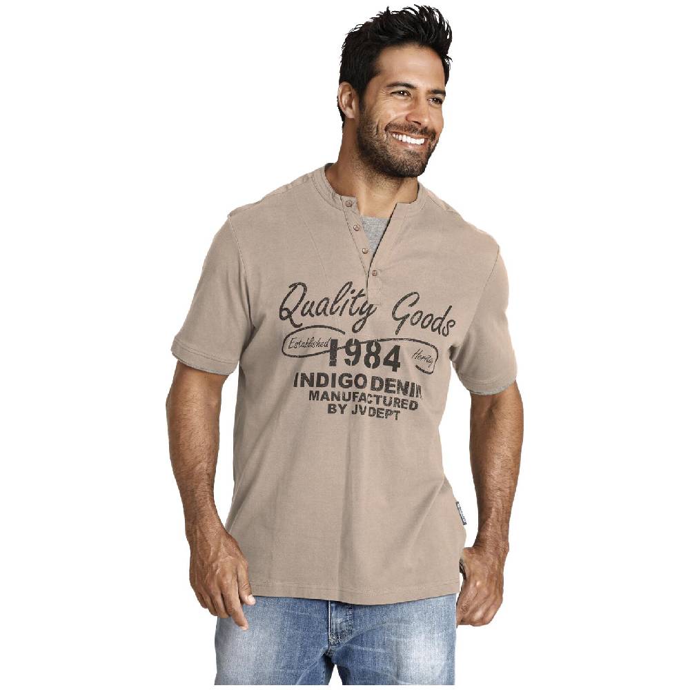 Jan Vanderstorm T-Shirt NANTE beige Nur noch ein Tag übrig