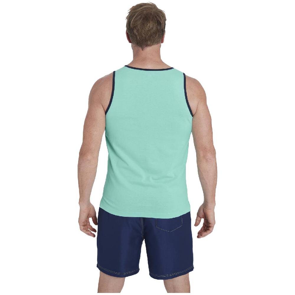 Jan Vanderstorm Doppelpack Tanktop SAKARI gelb mint Fabrikladen