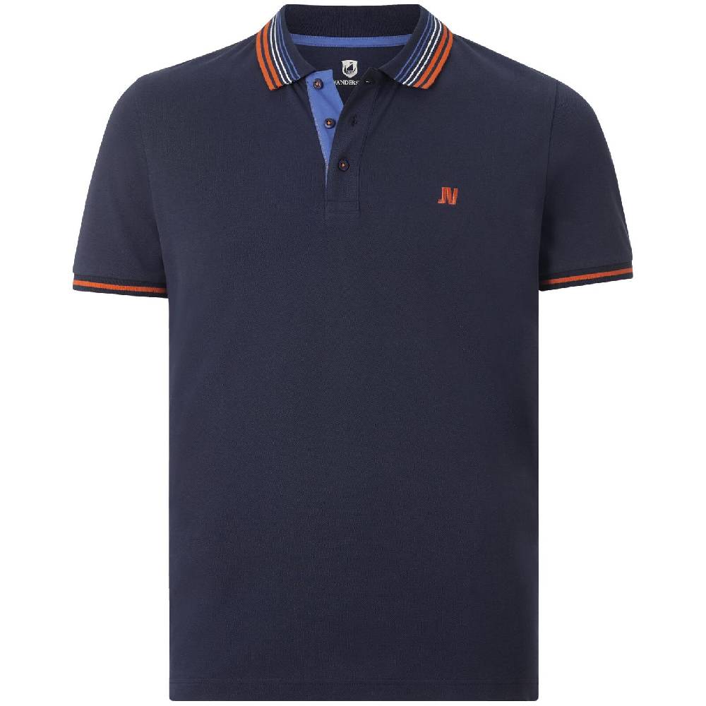 Jan Vanderstorm Poloshirt VOLKBERT dunkelblau Speichern exportieren