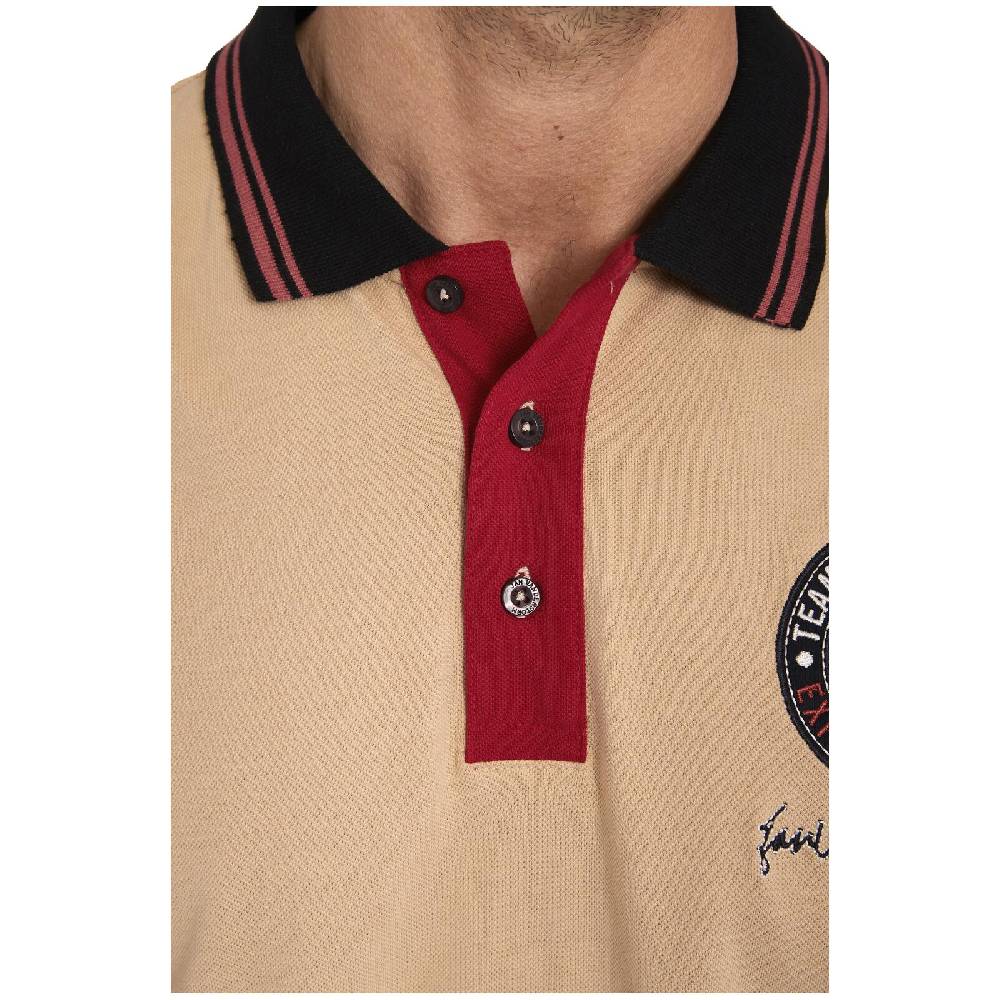 Jan Vanderstorm Poloshirt JONFRID beige Auslauf