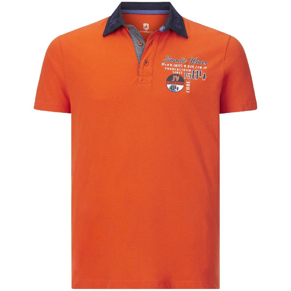 Jan Vanderstorm Poloshirt KODEWIN orange Meist gekauft