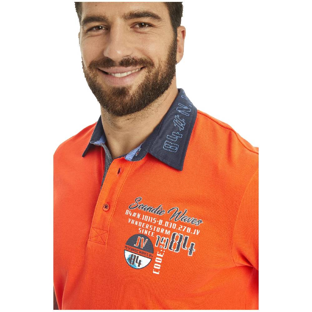 Jan Vanderstorm Poloshirt KODEWIN orange Meist gekauft