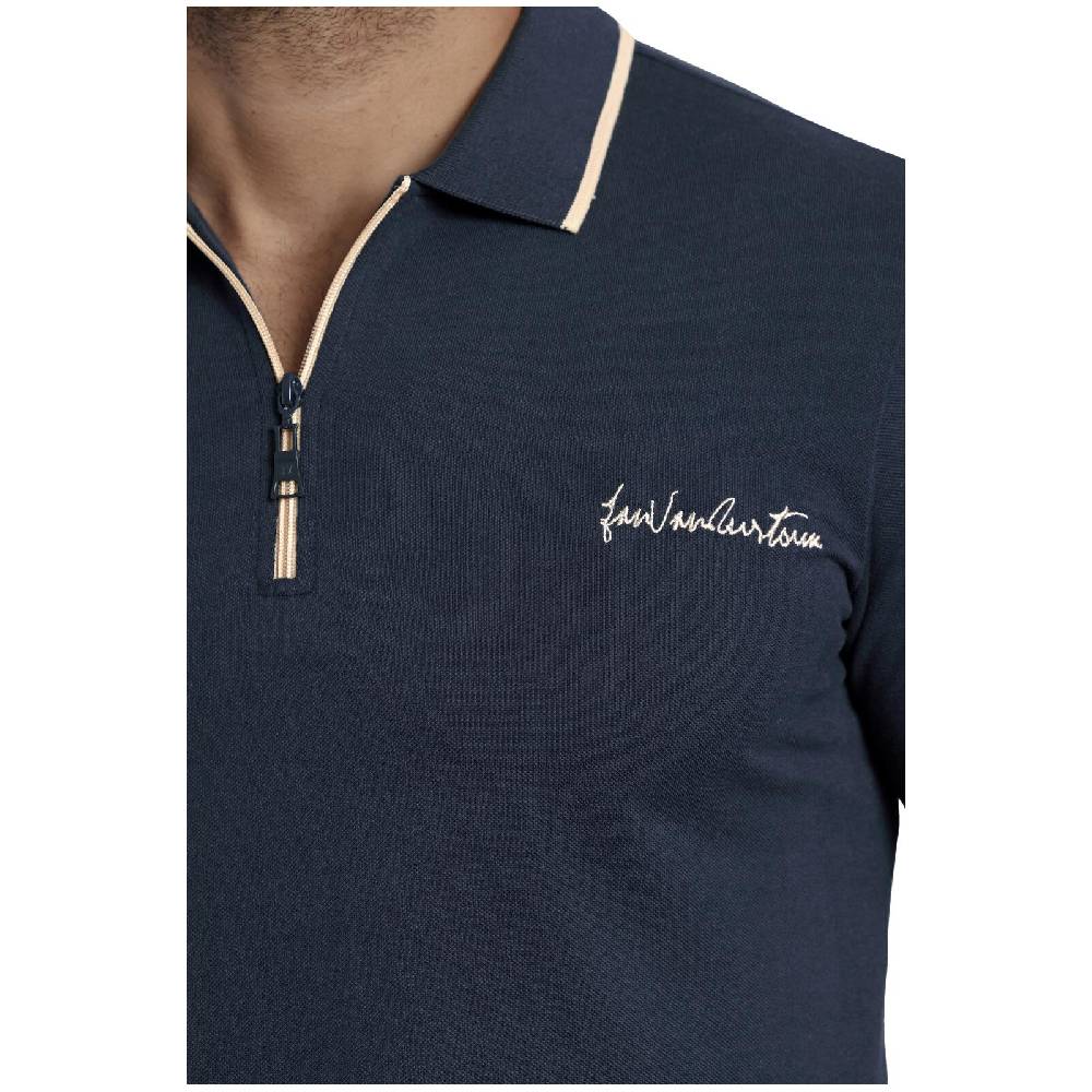 Jan Vanderstorm Poloshirt JOHAR dunkelblau Weihnachtsangebot
