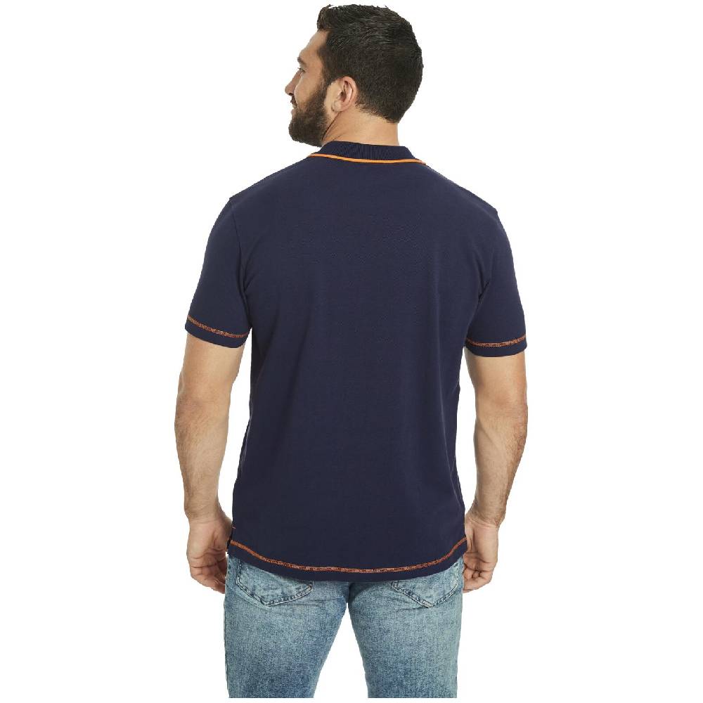 Jan Vanderstorm Poloshirt UFFE dunkelblau Lagerräumung