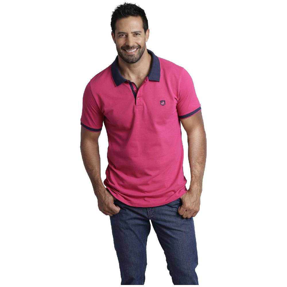 Jan Vanderstorm Poloshirt LAVRANS pink Neueste Mode