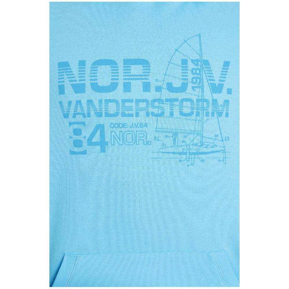 Jan Vanderstorm Sweatshirt JEPPE türkis Große Rabatte