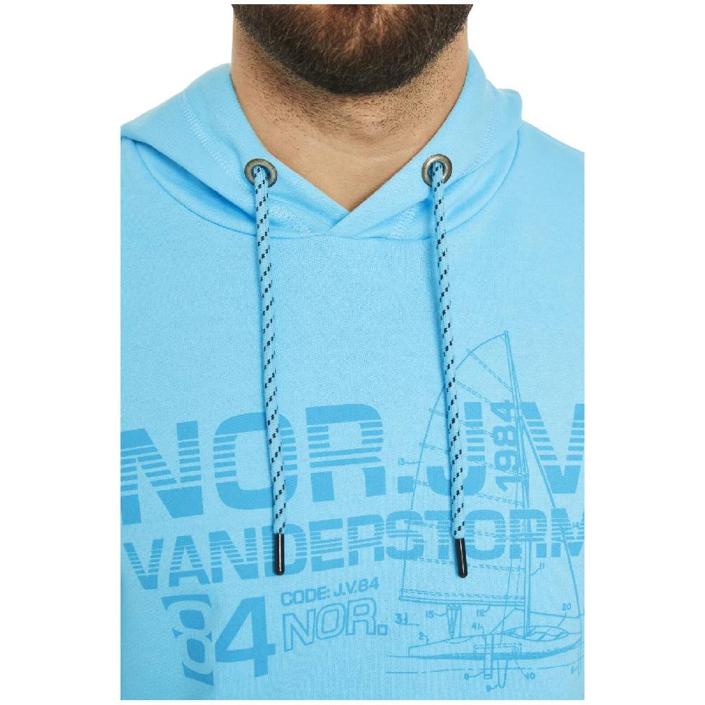 Jan Vanderstorm Sweatshirt JEPPE türkis Große Rabatte