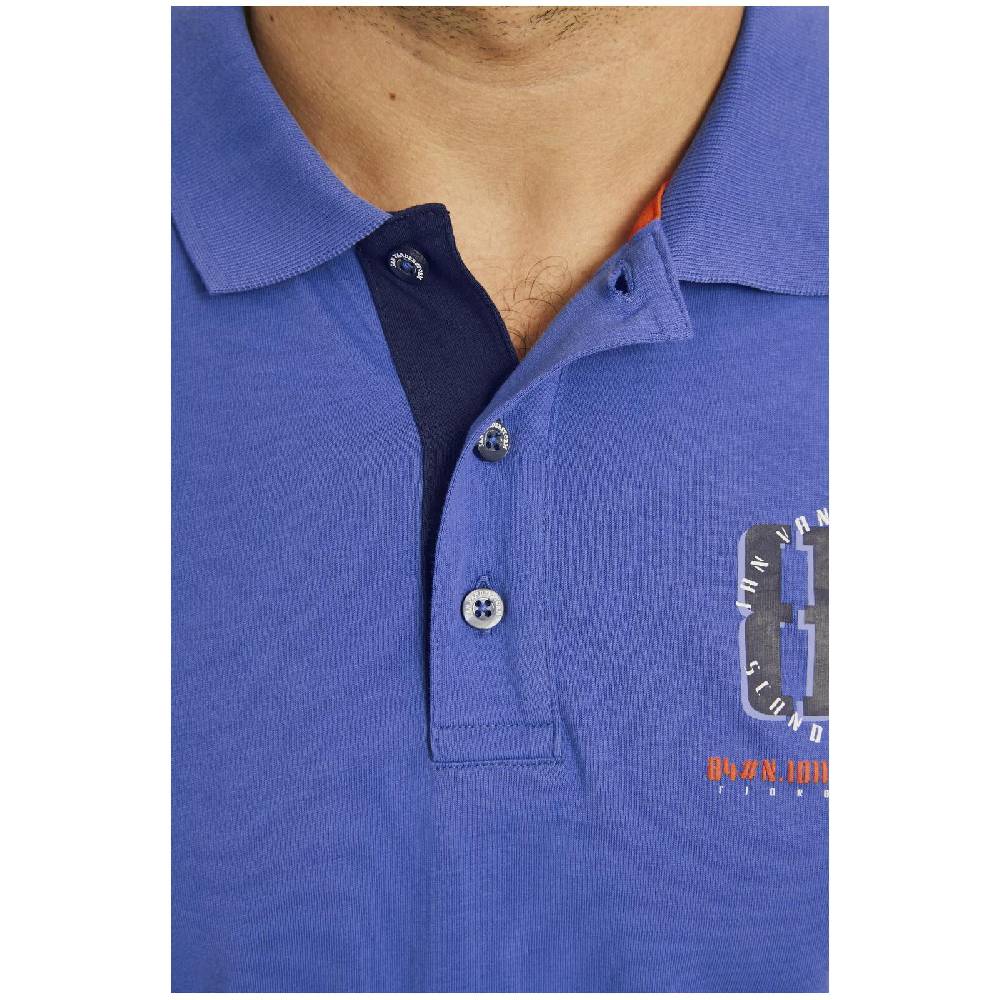 Jan Vanderstorm Poloshirt TOPI royal blau Saisonale Angebote
