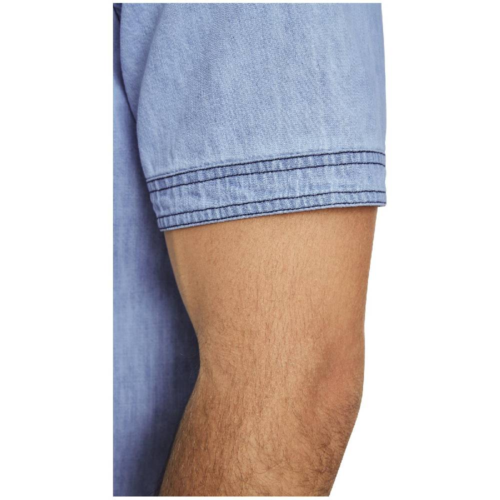 Jan Vanderstorm Jeanshemd LORENSIUS hellblau Tiefpreis
