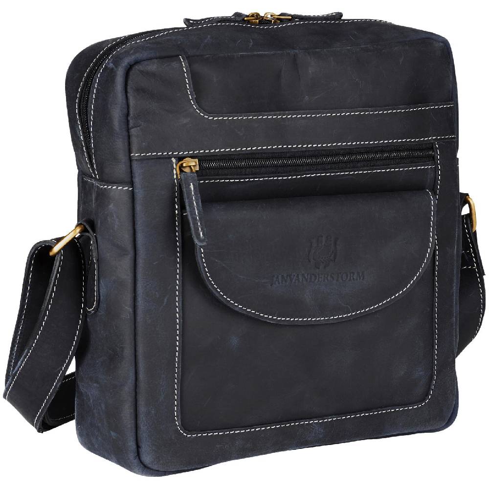Jan Vanderstorm Tasche DIETGER dunkelblau Zeitbegrenzte Promotion
