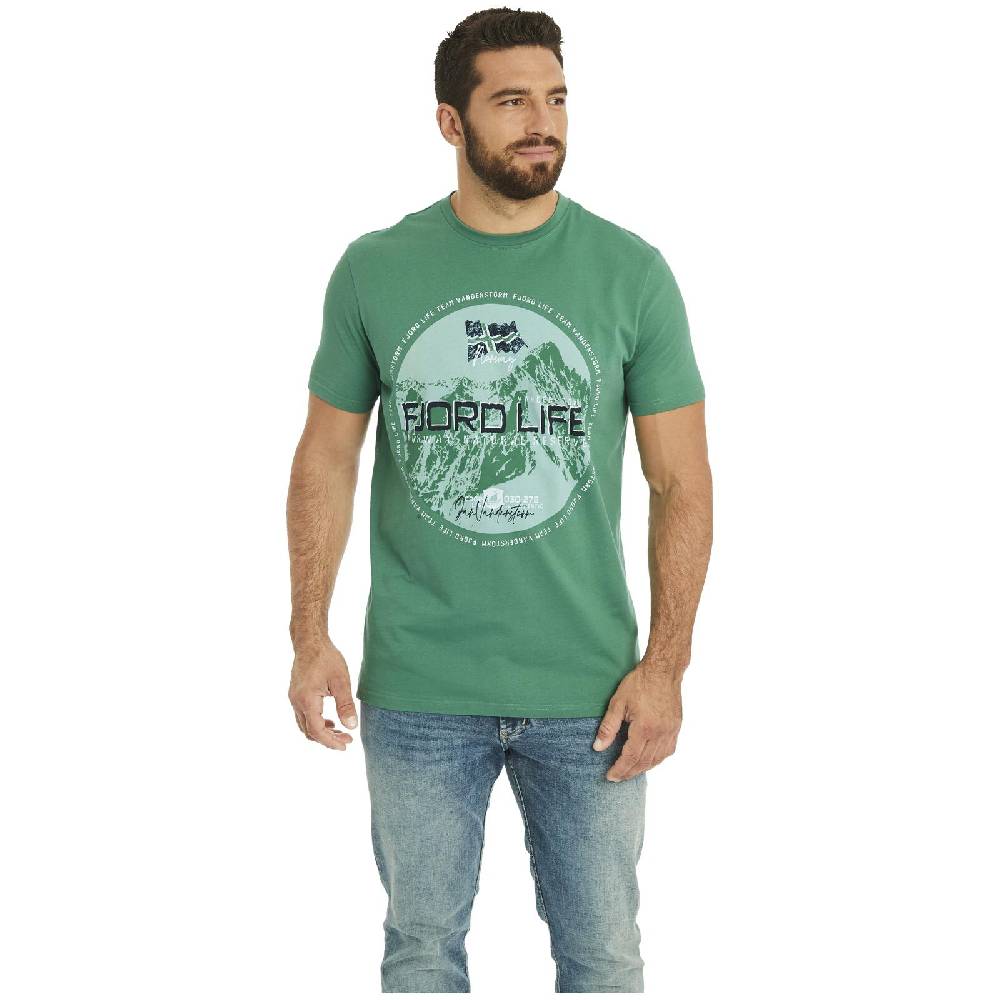 Jan Vanderstorm T-Shirt BENYAMIN grün Günstig kaufen