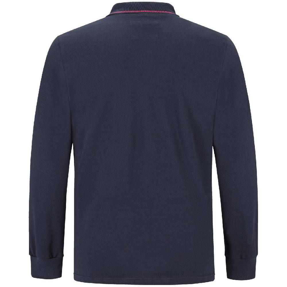 Jan Vanderstorm Langarm-Poloshirt ELLIS dunkelblau Begrenztes Angebot