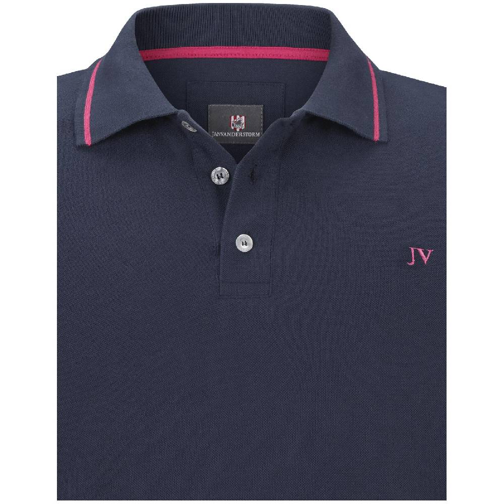 Jan Vanderstorm Langarm-Poloshirt ELLIS dunkelblau Begrenztes Angebot