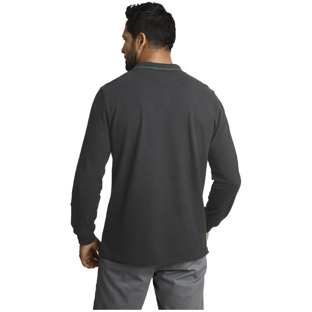 Jan Vanderstorm Langarm-Poloshirt ELLIS dunkelgrau Online Shopping