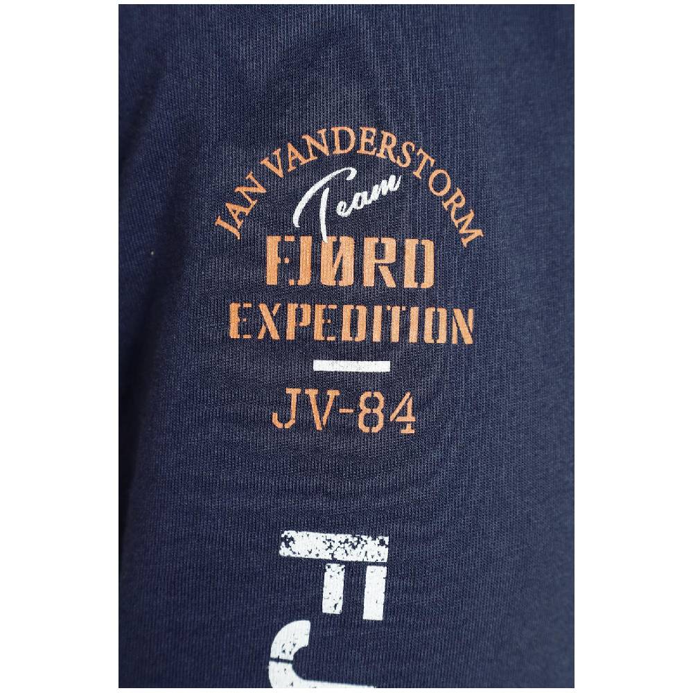 Jan Vanderstorm Langarmshirt ELION dunkelblau Cyber Monday