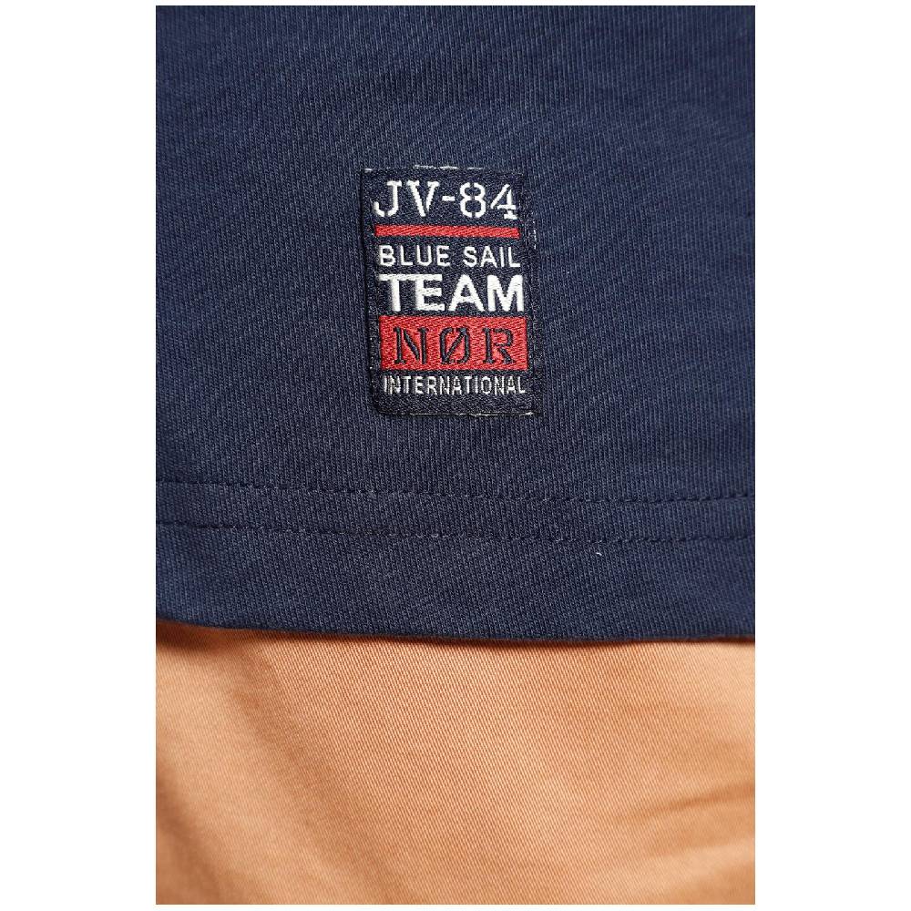 Jan Vanderstorm Langarmshirt ELION dunkelblau Cyber Monday