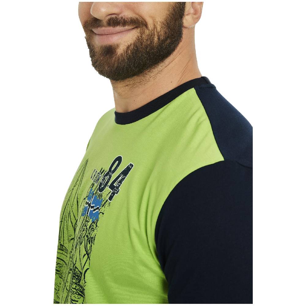 Jan Vanderstorm T-Shirt KASPERI grün Lagerräumung