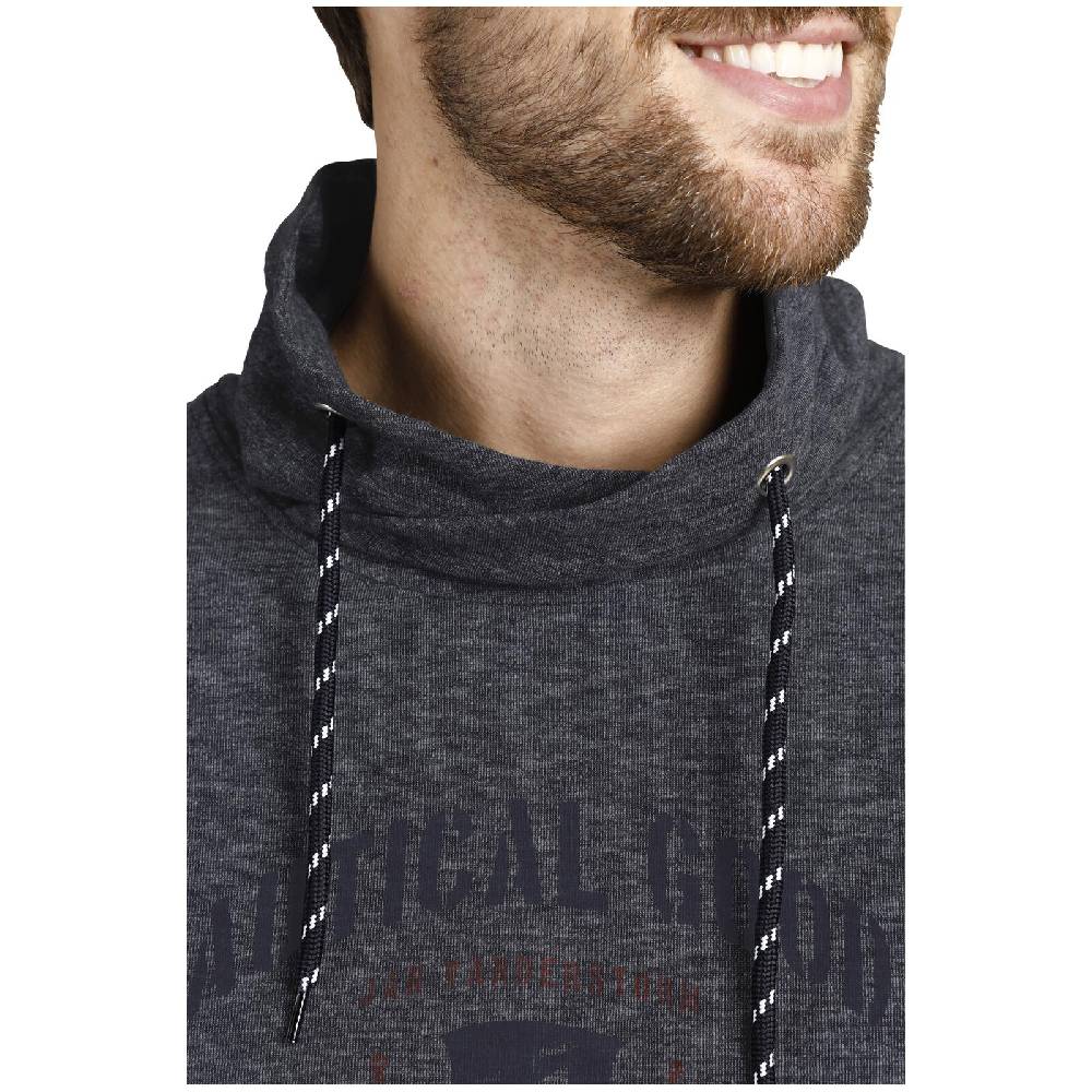 Jan Vanderstorm Sweatshirt HAGEN blau melange Nur für heute