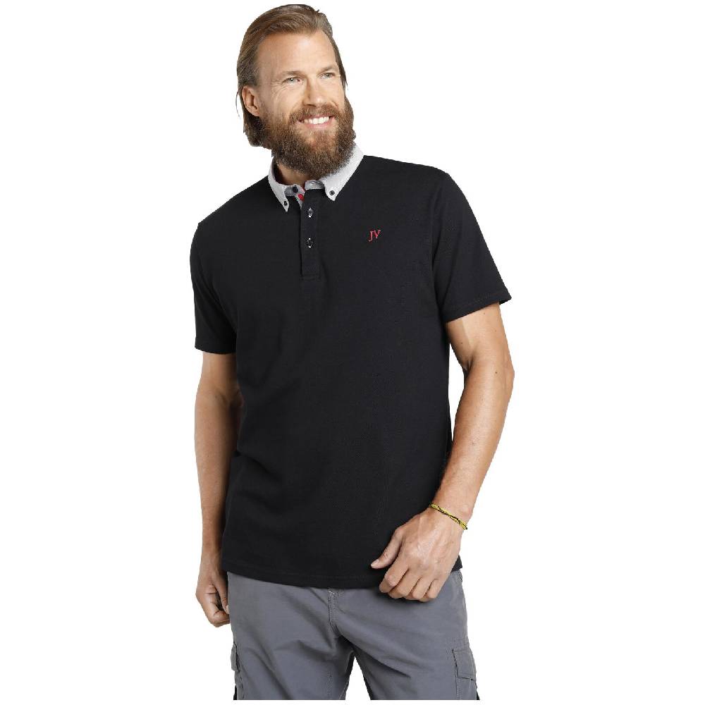 Jan Vanderstorm Poloshirt NJAL schwarz Vierteljährliche Förderung