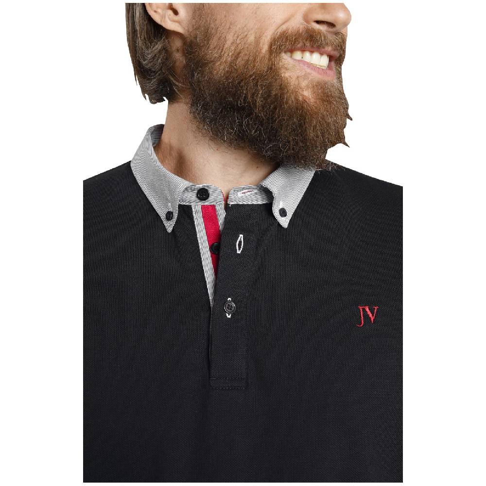 Jan Vanderstorm Poloshirt NJAL schwarz Vierteljährliche Förderung