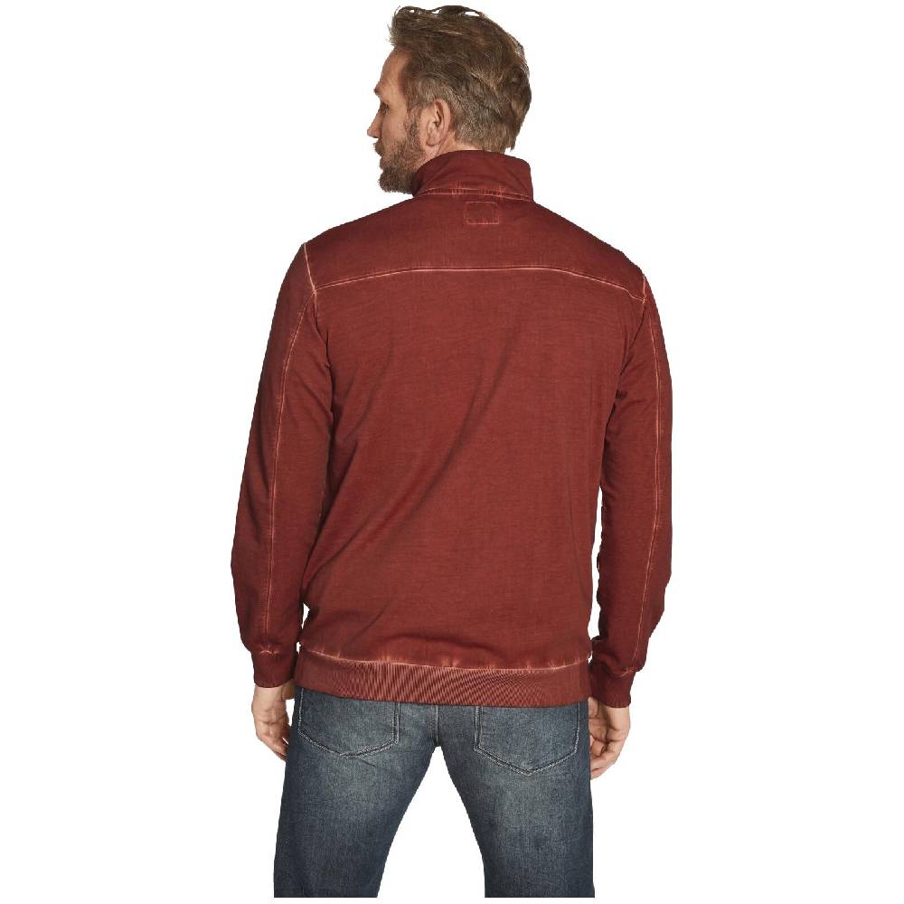 Jan Vanderstorm Sweatjacke SIVID rot Discount Store für neue Produkte
