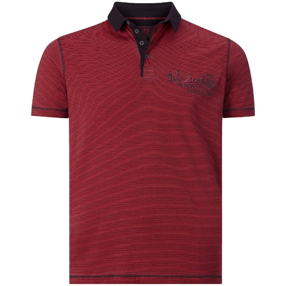 Jan Vanderstorm Poloshirt EWERTH rot Clearance-Verkauf