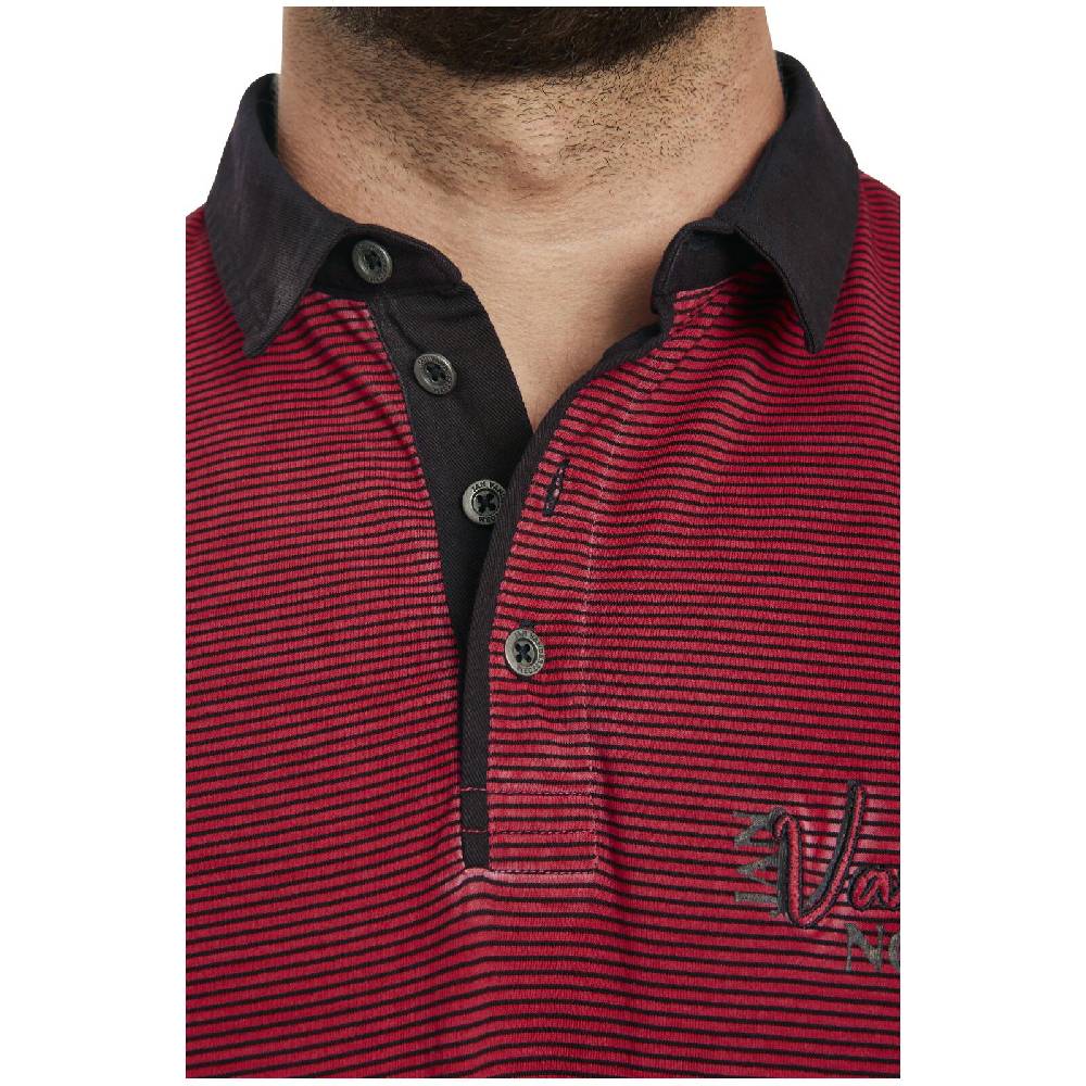 Jan Vanderstorm Poloshirt EWERTH rot Clearance-Verkauf