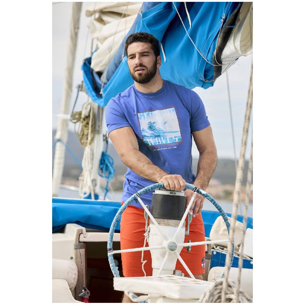 Jan Vanderstorm T-Shirt GERFRIED royal blau Fabrikladen