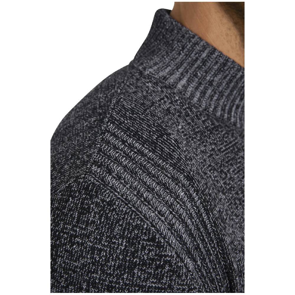 Jan Vanderstorm Strickjacke INGRABAN dunkelgrau melange im Angebot