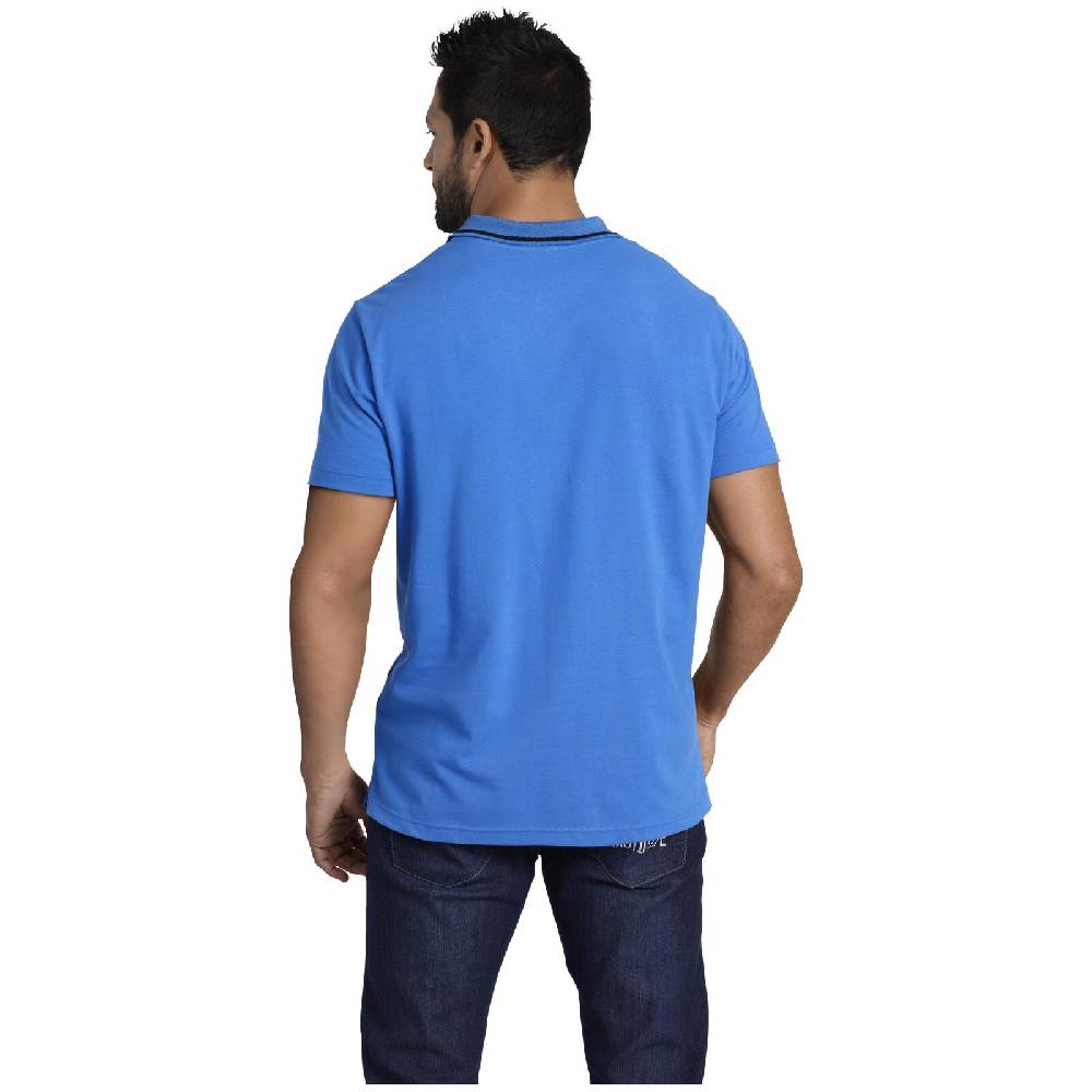 Jan Vanderstorm Poloshirt HALLFRED blau Schlussverkauf