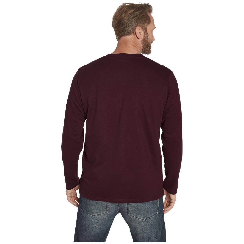 Jan Vanderstorm Sweatshirt FIONN dunkelrot Günstiger Verkauf