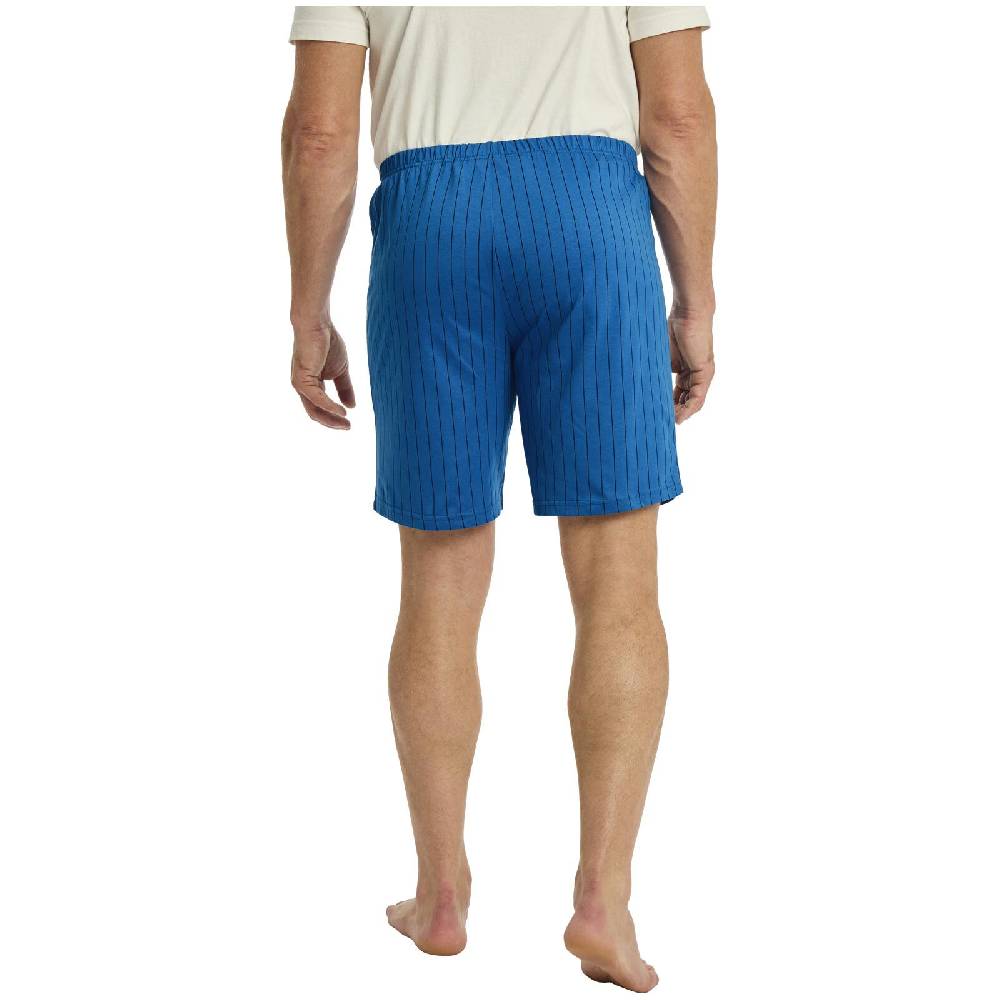 Jan Vanderstorm Kurze Schlafhose BARO royal blau gestreift Meist gekauft