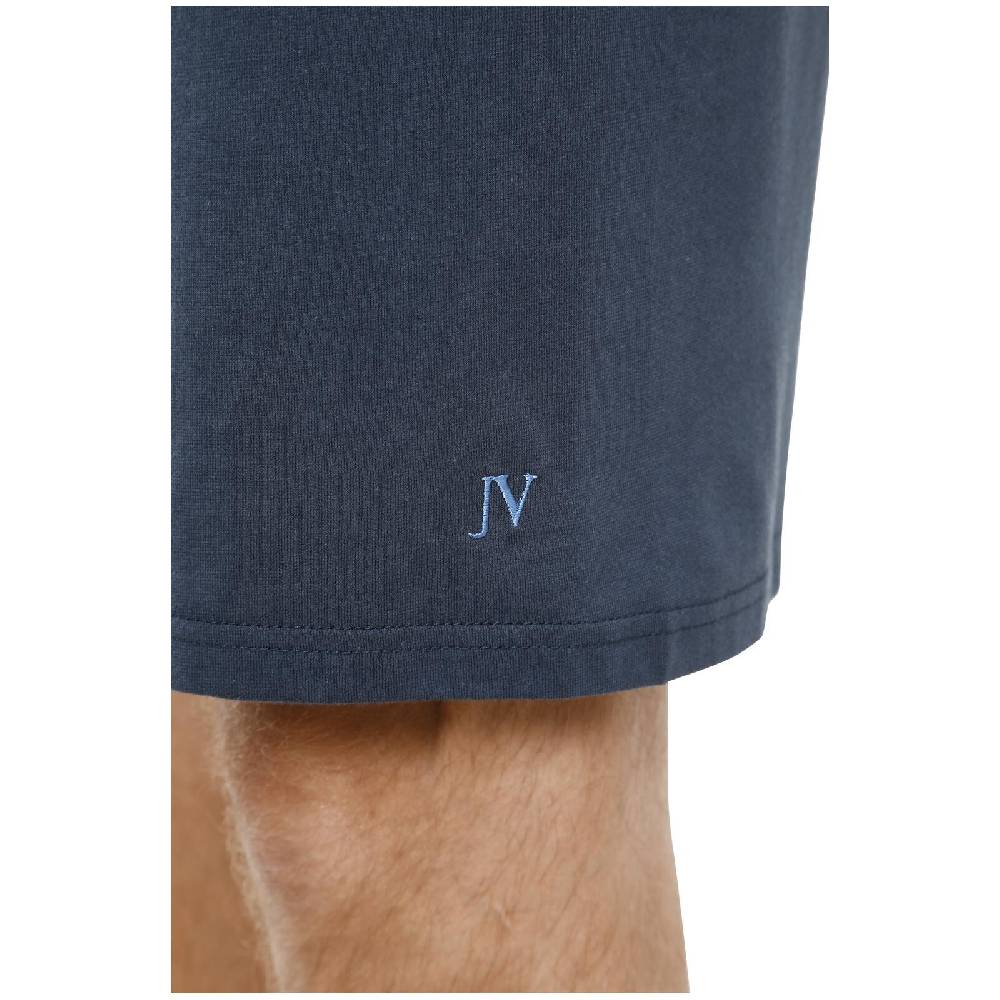 Jan Vanderstorm Kurzer Schlafanzug AUDUN blau grün Rabatt