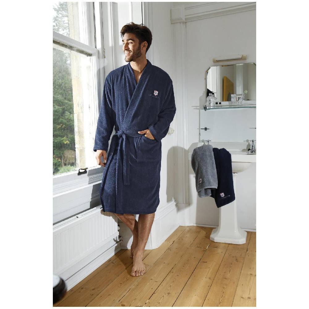 Jan Vanderstorm Bademantel JANNING dunkelblau Flash Sale
