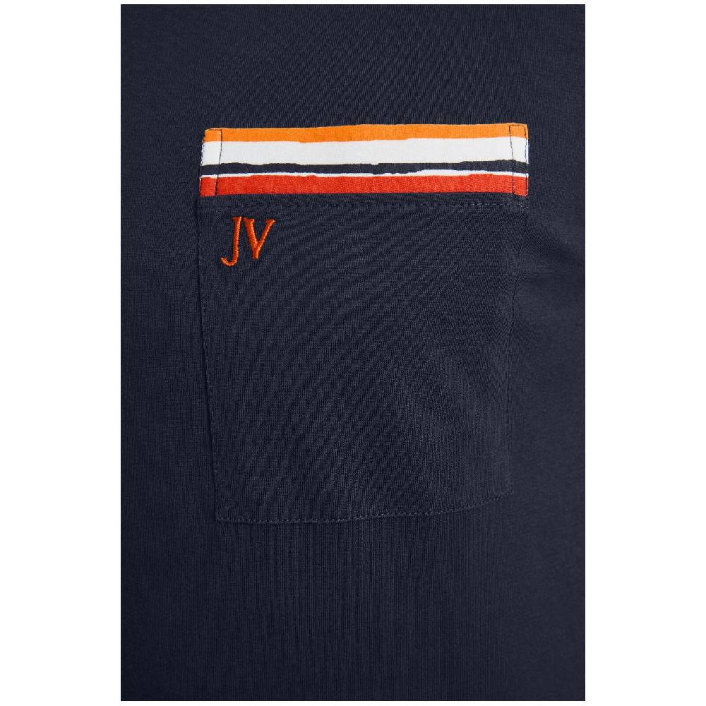 Jan Vanderstorm Kurzer Schlafanzug FREDSTEIN dunkelblau gemustert Neueste Mode