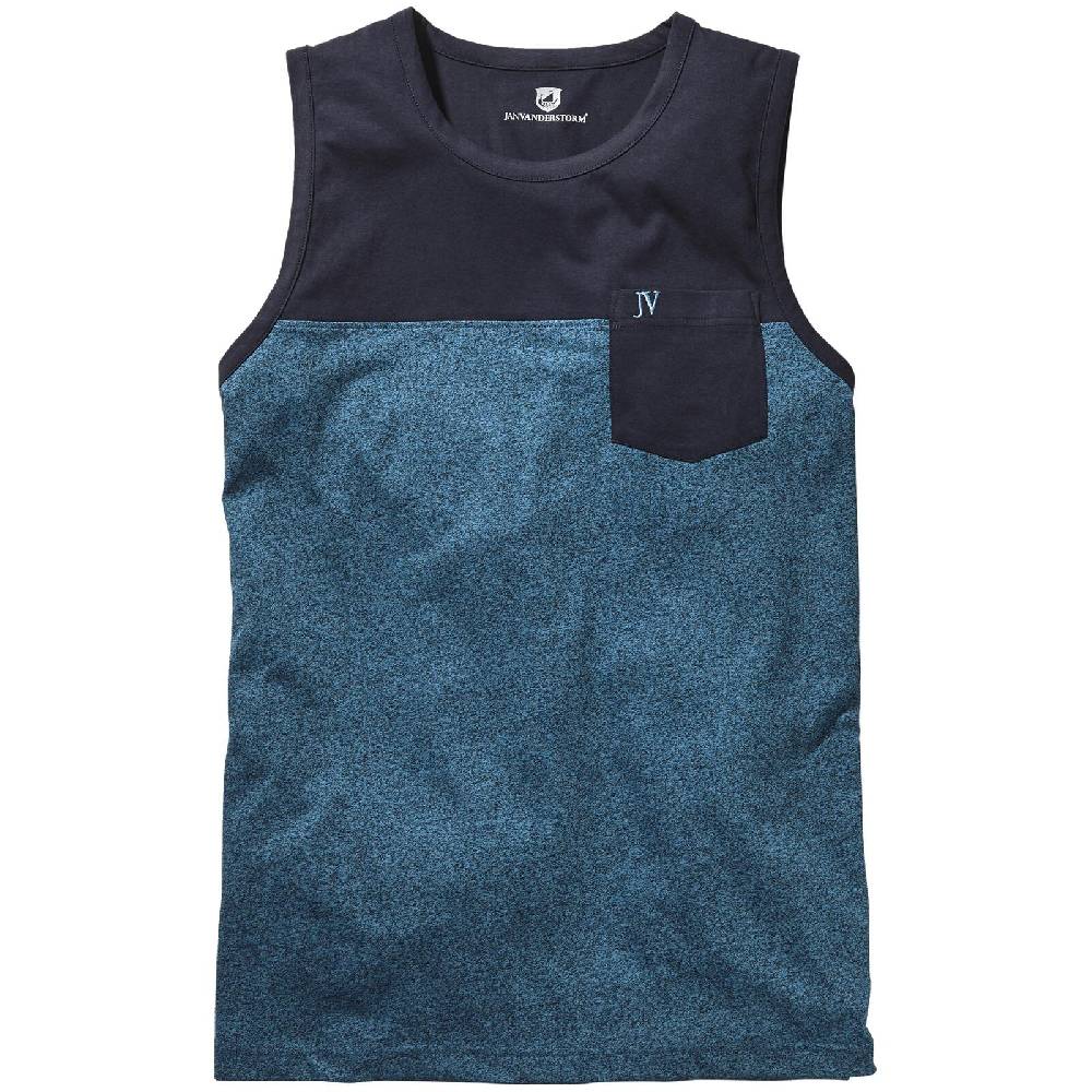 Jan Vanderstorm Tanktop REYNER petrol melange Kostenlose Rückgabe