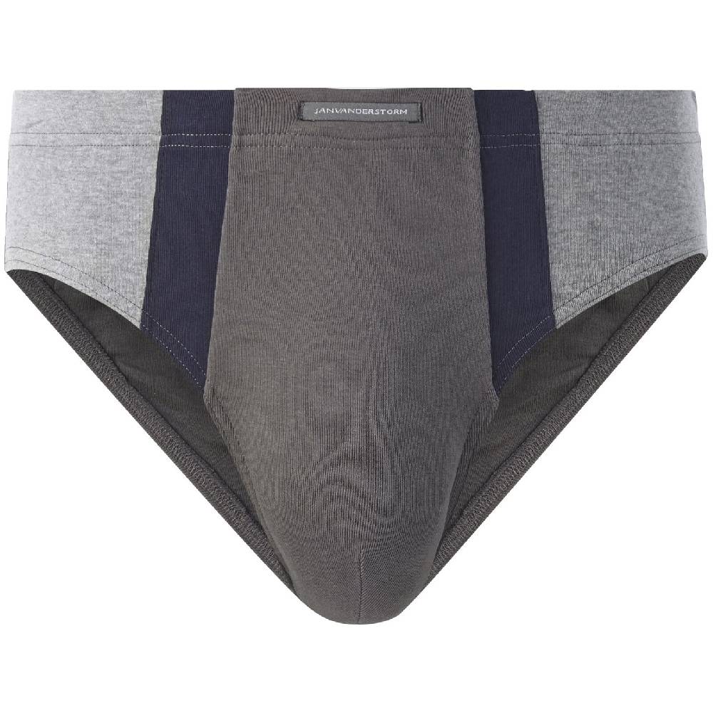 Jan Vanderstorm 4er Pack Sportslip FINNBARR dunkelgrau Bis zu 50% Rabatt