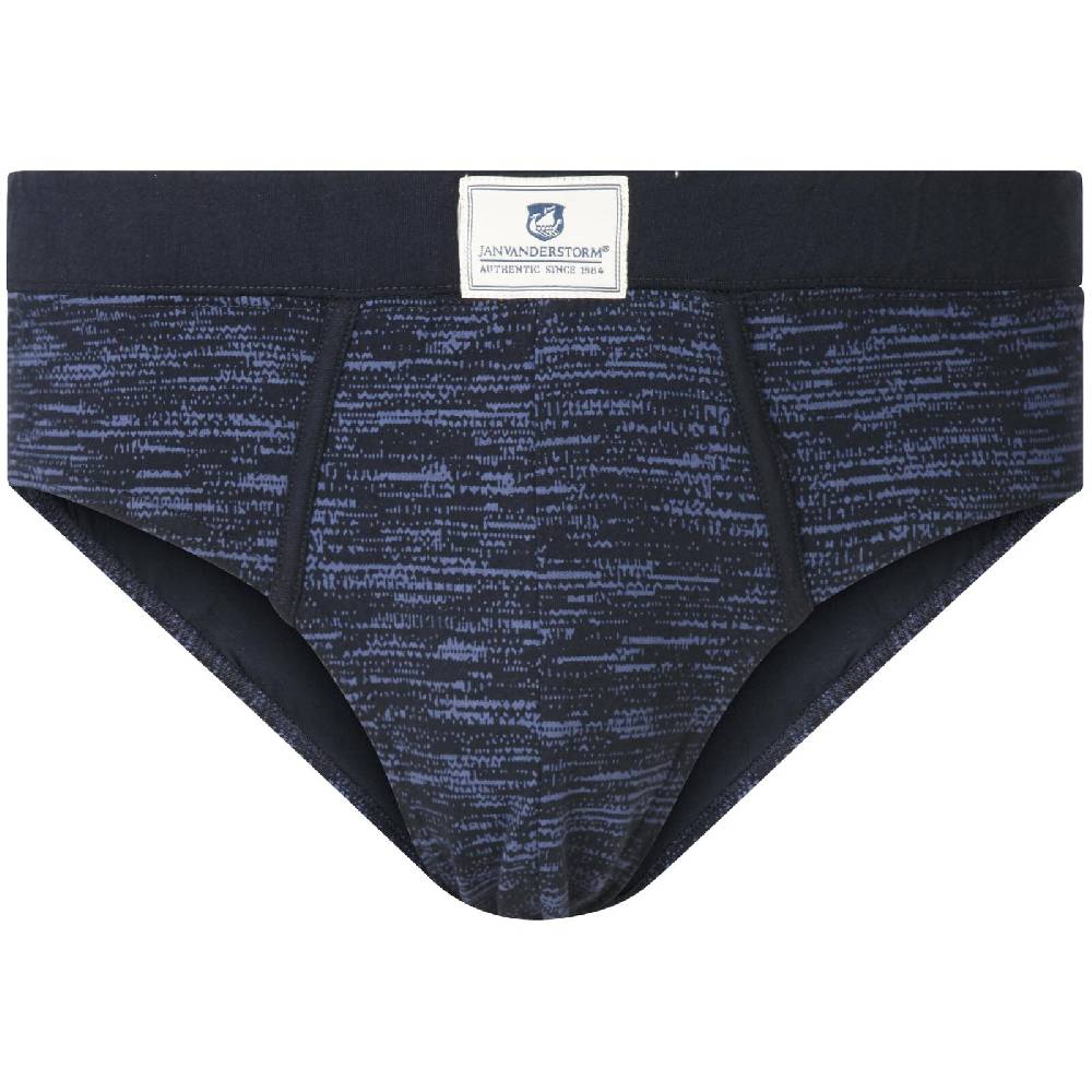 Jan Vanderstorm 2er Pack Slip ARKADI dunkelblau bedruckt Nur für heute