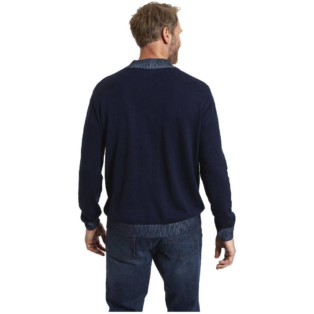 Jan Vanderstorm Pullover UNDORICH dunkelblau zollfrei